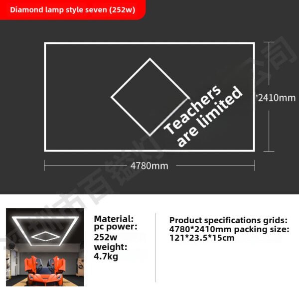 Hexagon Garage Light for Car Wash Station online Store - Image 12