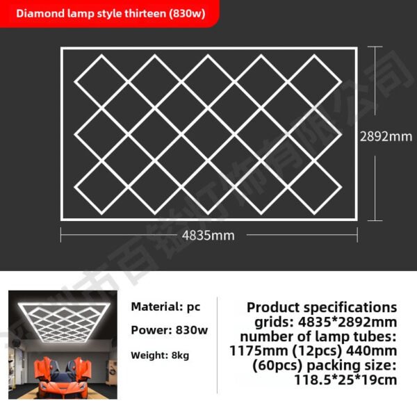 Hexagon Garage Light for Car Wash Station online Store - Image 18