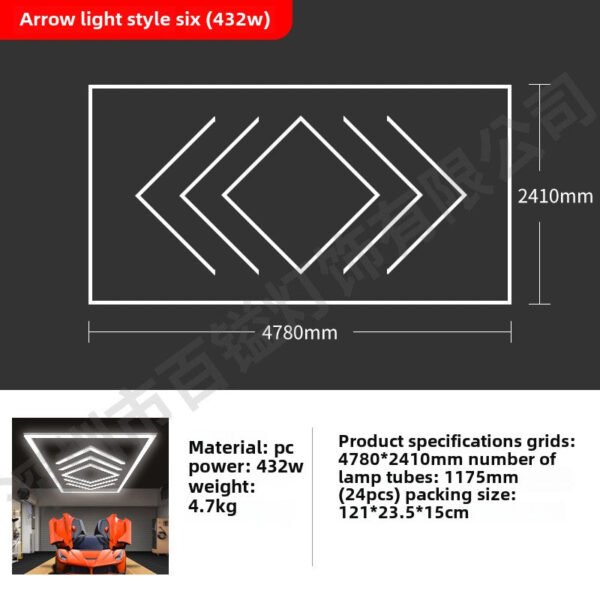 Hexagon Garage Light for Car Wash Station online Store - Image 11