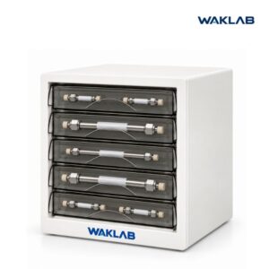 Laboratory HPLC Column Organizer for Different Column Sizes